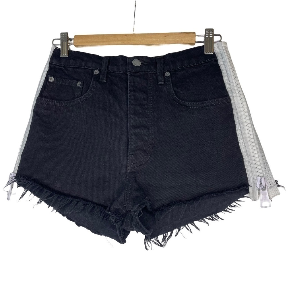 CARMAR Denim Shorts Black & White - Size 26